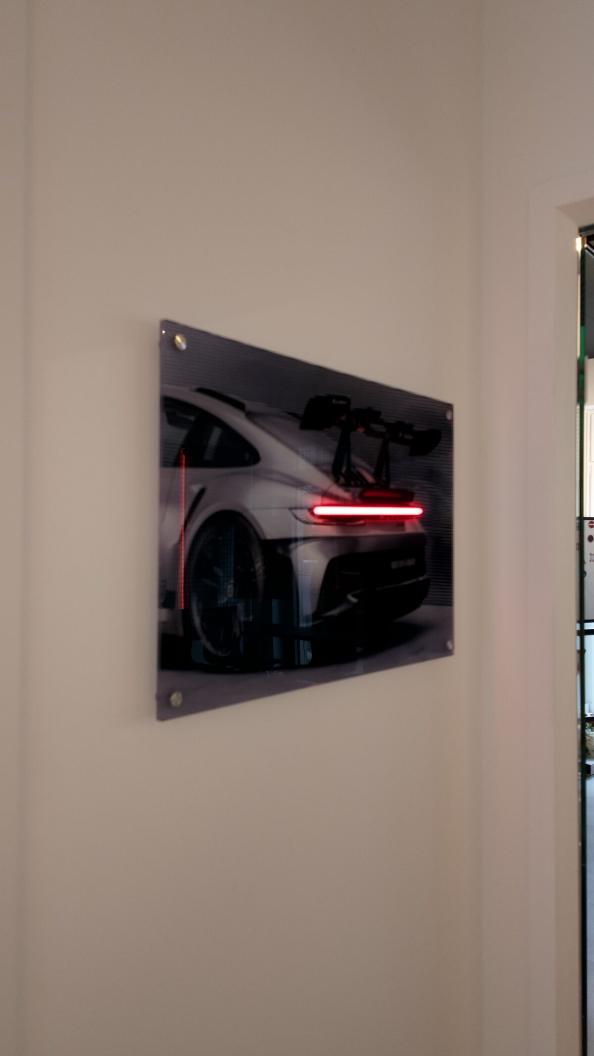Design-Detail in der Fahrschule S.U.V. in Düsseldorf-Oberbilk